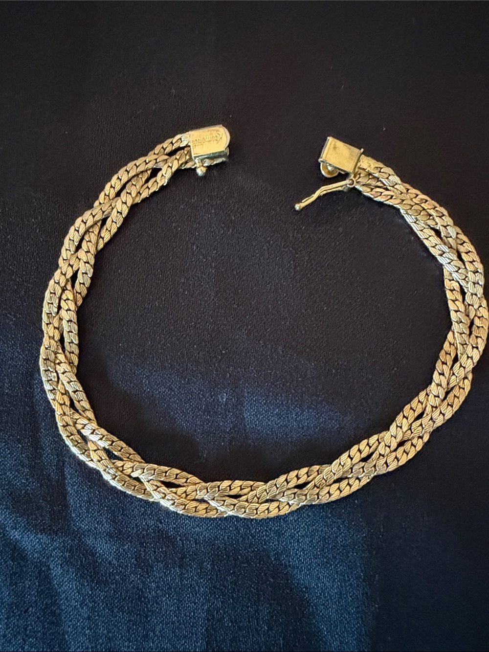 Krementz Gold-Tone Braided Chain Necklace - Women's Fashion Jewelry